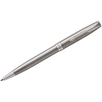 Ручка шариковая Parker "Sonnet Stainless Steel CT", 1,0 мм, черная