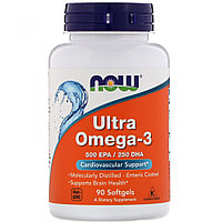 Омега-3 Ultra, NOW Foods, 90 мягких таблеток