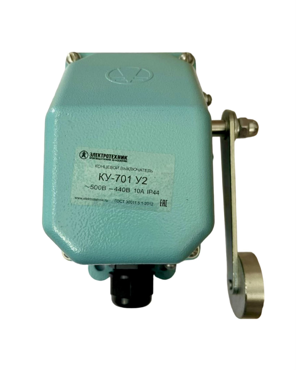 Выключатель концевой КУ-701 У2, рычаг с роликом, 10А, IP44, 2 эл. цепи (ЭТ)