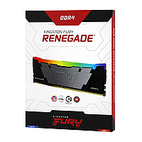 КОМПЛЕКТ МОДУЛЕЙ ПАМЯТИ KINGSTON FURY RENEGADE RGB, KF432C16RB2AK2/16, DDR4, 16 GB