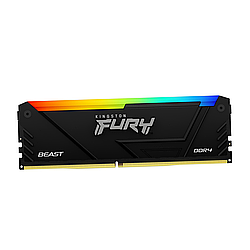 МОДУЛЬ ПАМЯТИ KINGSTON FURY BEAST RGB, KF432C16BB2A/8, DDR4, 8 GB