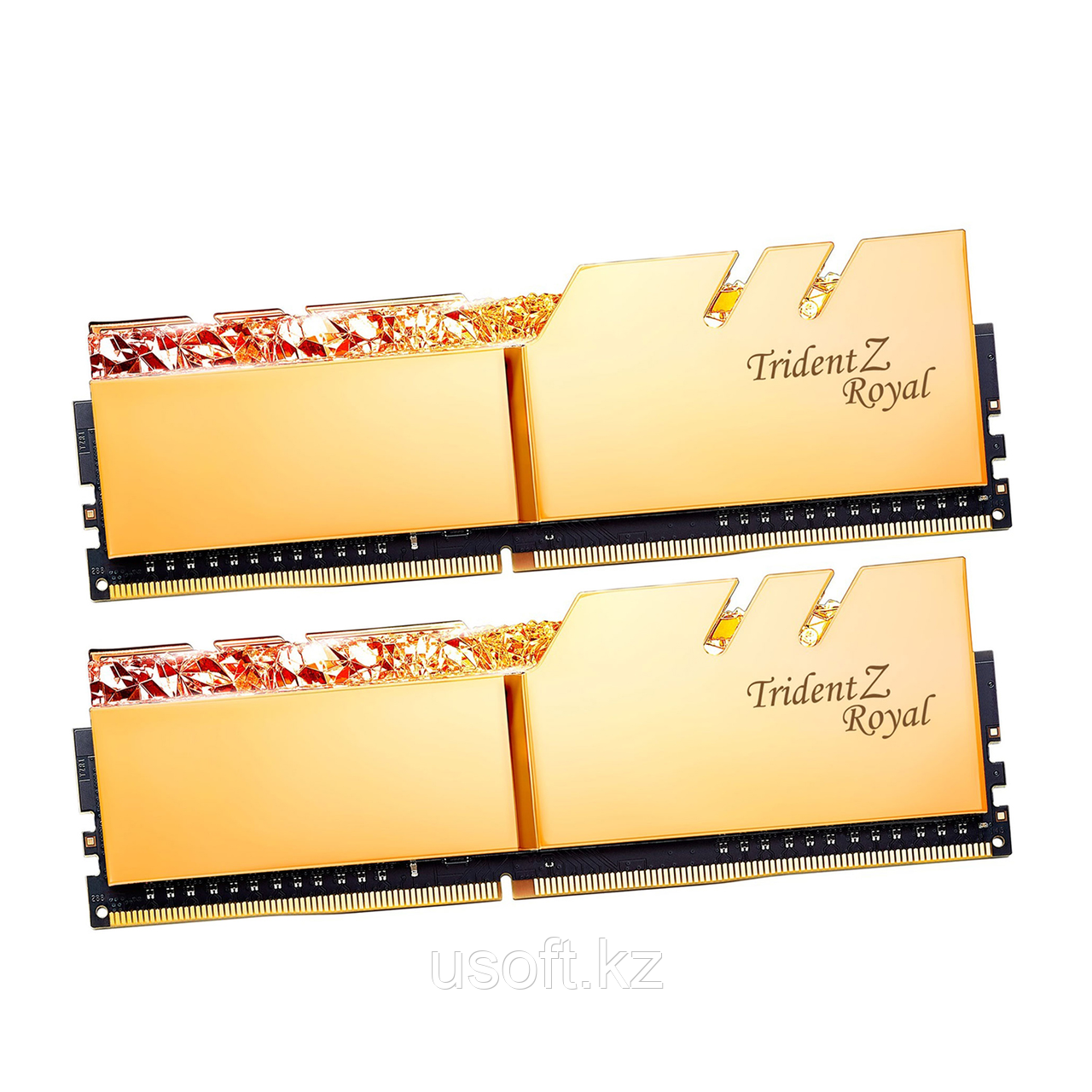 КОМПЛЕКТ МОДУЛЕЙ ПАМЯТИ G.SKILL TRIDENT Z ROYAL, F4-3200C16D-32GTRG, DDR4, 32 GB, GOLD, фото 1