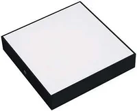 Потолочный дизайнерский светильник квадрат LED 36 W белый черный