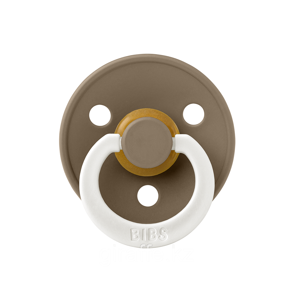 Cоска-пустышка BIBS 0-6 месяцев Colour GLOW - Dark Oak, фото 1