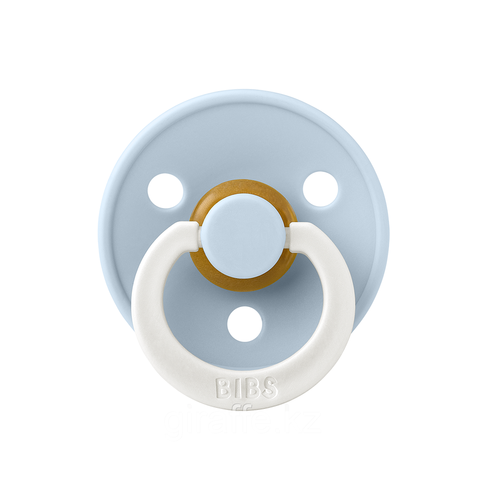 Cоска-пустышка BIBS 6-18 месяцев Colour GLOW - Baby Blue, фото 1