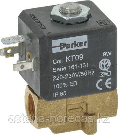 Клапан электромагнитный PARKER с катушкой KT09 9Вт 220/230V 50Гц, ø 1/4", ø 2,2 мм, 392395 - фото 1 - id-p101047111