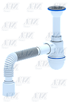 Сифон АНИ ПЛАСТ C0510 (35шт/к)