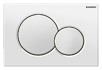 Кнопка смывная Geberit Sigma01 для двойного смыва, цвет белый 115.770.11.5