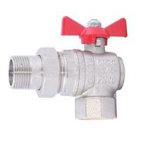 Кран шар. VT/FADO вн.-нар. угл. со сг. барашек. ручка 3/4"