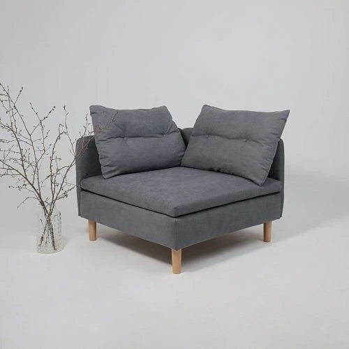 LINTU диван,ткань Prince Ash,серый - фото 5 - id-p116635799