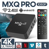 TV Box Android MXQPro 2/16GB 4K 5G Android 10. ТВ бокс. Смарт приставка