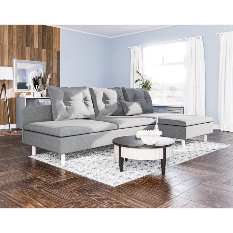 LINTU диван,ткань Prince Ash,серый - фото 8 - id-p116635799