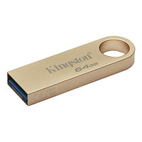 Флэш-накопитель Kingston 128Gb USB3.2 Gen1 Data Traveler SE9 (Gold Metal Case)