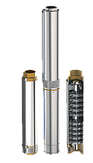 Погружной насос для скважин с жесткой стыковкой ES4
