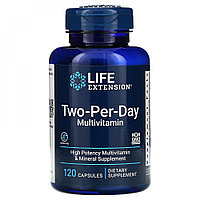 Мультивитамины для приема два раза в день, Life Extension, 120 капсул