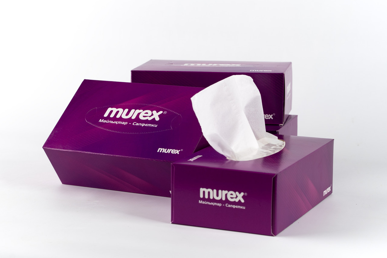 Салфетки вытяжные в коробке Murex Mini (120 штук), фото 1