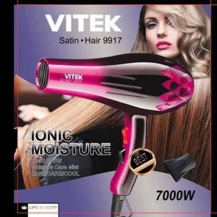 Фен для волос VITEK VT-9917 розовый, фото 1