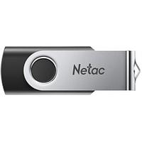 USB Флеш 128GB 3.0 Netac U505 NT03U505N-128G-30BK серебристый/черный