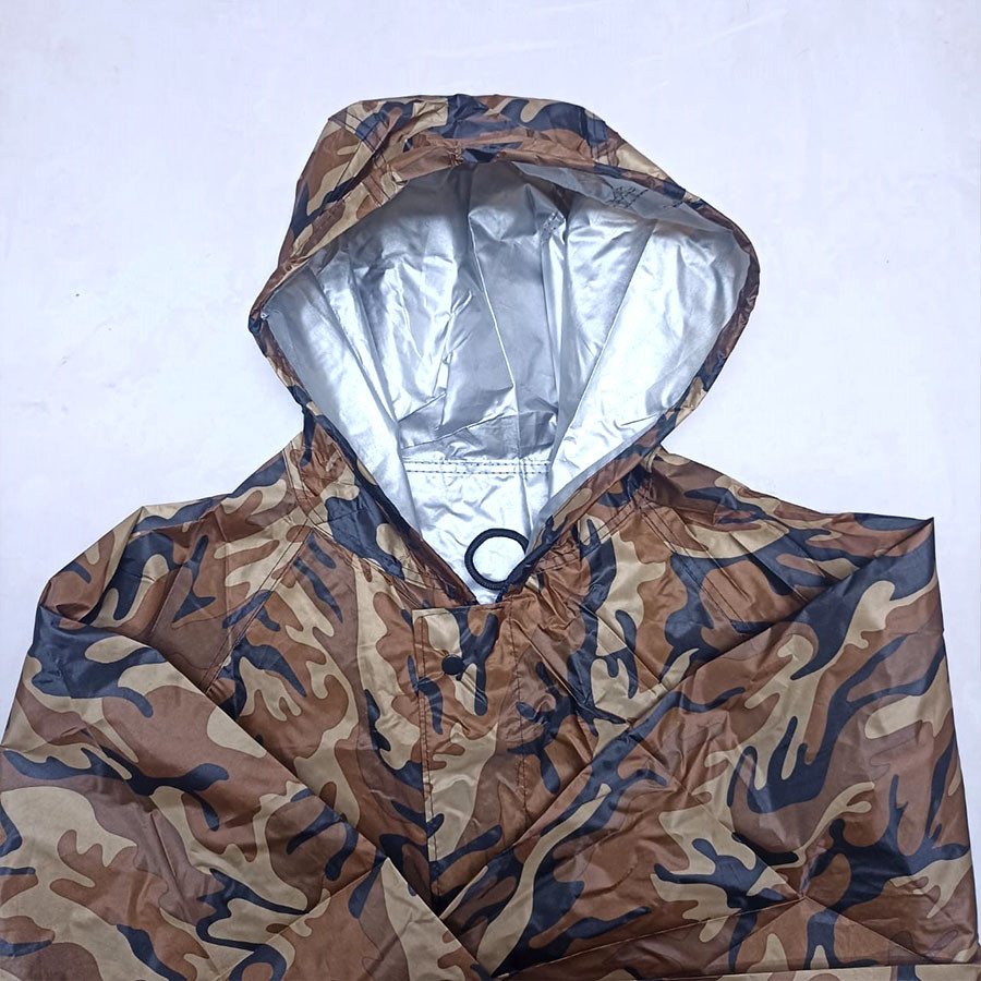 Камуфляжный дождевик на молнии в чехле 52-M камуфляж пустыня: продажа ...