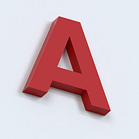 Объемные буквы