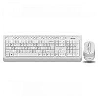 Клавиатура+мышь A4tech Fstyler FG1010S-White