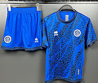 Футбольная форма сборная Казахстана 2024-2025 Взрослая (комплект футболка+шорты) Синяя