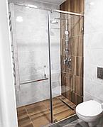 Душевые ограждения кабины перегородки из каленного стекла по Вашим размерам.