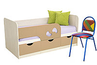 Минима - Комплект для детской, Кровать+стул, Дуб Атланта/Крем брюле
