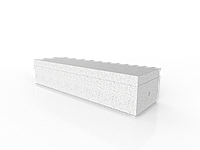 Скамейка из композитного мраморного камня JOTA, модель JAILAU TAS