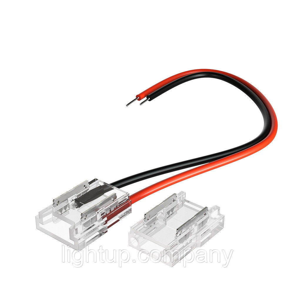 LightUP прозрачный соединитель для ленты 12-24V шириной 8 мм
