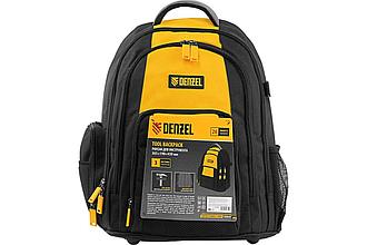 Рюкзак для инструмента Denzel 365x190x430 мм, 3 отделения, 26 карманов