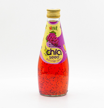 Нектар Vinut Chia Seed Красный Виноград с семенами чиа 290 мл / Вьетнам