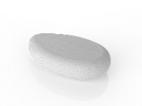 Гладкий камень из композитного мраморного камня JOTA, модель OZENTAS-1