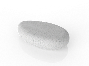 Гладкий камень из композитного мраморного камня JOTA, модель OZENTAS-1