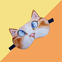 Маска для сна голубоглазая кошка