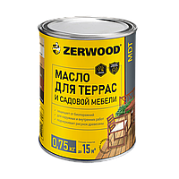 Масло для террас и садовой мебели MDT 0.75 кг БЕЗЦВЕТНЫЙ "ZERWOOD"