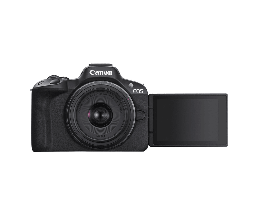 Фотоаппарат зеркальный цифровой Canon EOS R50 черный + объектив RF 18-45 мм S SEE - фото 5 - id-p114437811