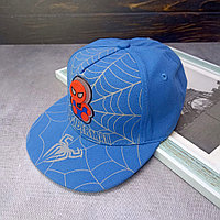 Детская кепка человек-паук голубая