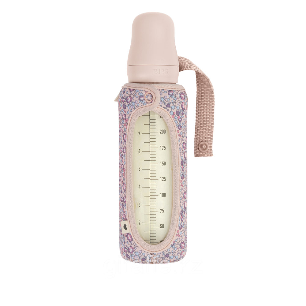 Чехол для бутылочки 225 мл BIBS x LIBERTY Baby Bottle Sleeve Large - Eloise Blush