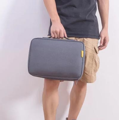 Органайзер для хранения документов 35х25x5 см серый