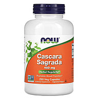 Now foods cascara sagrada, 450мг, 250 растительных капсул
