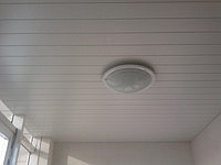 Реечный подвесной потолок A100AS, белый матовый