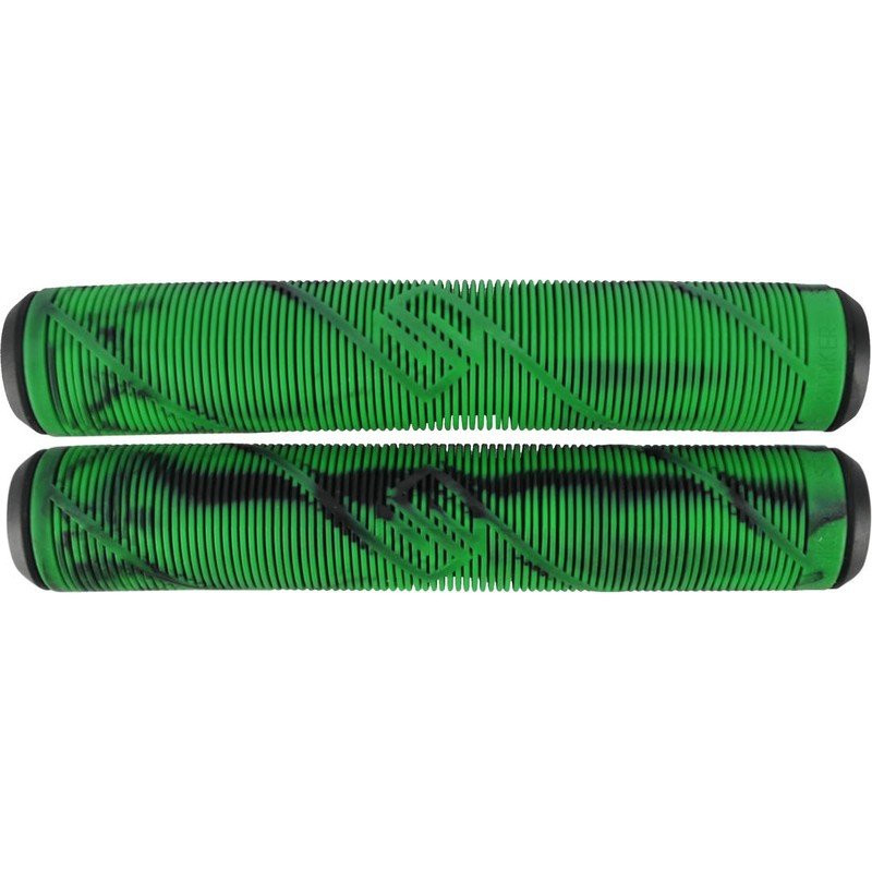 Грипсы Striker Thick Logo Pro Scooter Grips Black/Green, фото 1