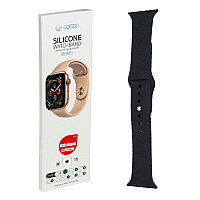 Ремешок For Apple Watch 42/44/45mm Coteci W3 CS2086-BK, Silicone, Black