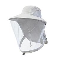 Антимоскитная шляпа с сеткой (серая)