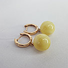 Серьги из серебра с фианитами AMBER TEAM 429032583rr, фото 3