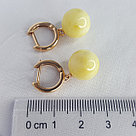 Серьги из серебра с фианитами AMBER TEAM 429032583rr, фото 4