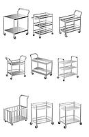 Тележка для перевозки автоклавных биксов