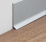 Алюминиевый плинтус ПЛ-40 Серебро, фото 3