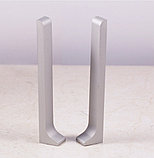 Алюминиевый плинтус ПЛ-40 Серебро, фото 8